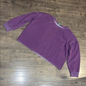 Dip Lavender Long Sleeve Top